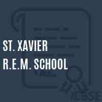 St. Xavier R.E.M. School Logo