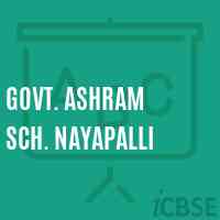 Govt. Ashram Sch. Nayapalli Middle School Logo