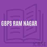 Gbps Ram Nagar Primary School Logo