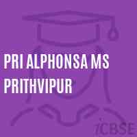 Pri Alphonsa Ms Prithvipur Middle School Logo