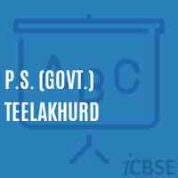 P.S. (Govt.) Teelakhurd Primary School Logo