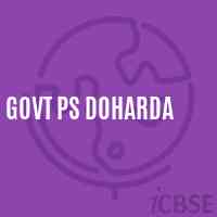 Govt Ps Doharda Primary School Logo