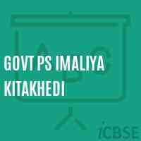 Govt Ps Imaliya Kitakhedi Primary School Logo