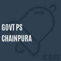 Govt Ps Chainpura Primary School Logo