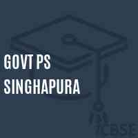 Govt Ps Singhapura Primary School Logo