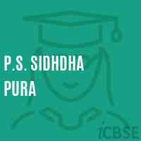 P.S. Sidhdha Pura Primary School Logo