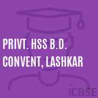 Privt. Hss B.D. Convent, Lashkar Senior Secondary School Logo