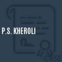 P.S. Kheroli Primary School Logo