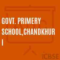 Govt. Primery School,Chandkhuri Logo