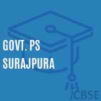 Govt. Ps Surajpura Primary School Logo