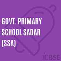 Govt. Primary School Sadar (Ssa) Logo