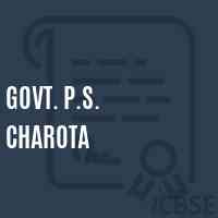 Govt. P.S. Charota Primary School Logo