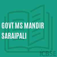 Govt Ms Mandir Saraipali Middle School Logo