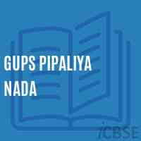 Gups Pipaliya Nada Middle School Logo