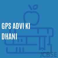 Gps Advi Ki Dhani Primary School Logo