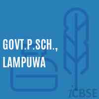 Govt.P.Sch., Lampuwa Primary School Logo