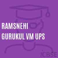 Ramsnehi Gurukul Vm Ups Middle School Logo