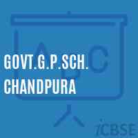 Govt.G.P.Sch. Chandpura Primary School Logo