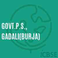 Govt.P.S., Gadali(Burja) Primary School Logo