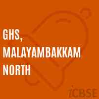 GHS, Malayambakkam North Secondary School Logo