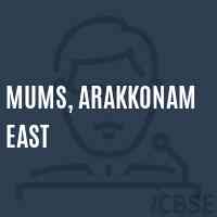 Mums, Arakkonam East Middle School Logo
