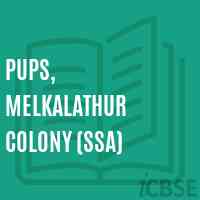 Pups, Melkalathur Colony (Ssa) Primary School Logo