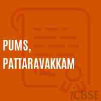 PUMS, Pattaravakkam Middle School Logo