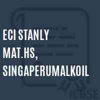 ECI Stanly Mat.HS, Singaperumalkoil Secondary School Logo