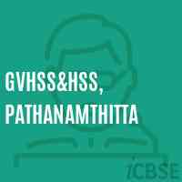Gvhss&hss, Pathanamthitta Senior Secondary School Logo