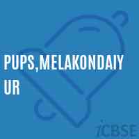 Pups,Melakondaiyur Primary School Logo