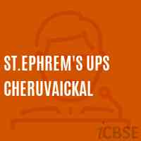 St.Ephrem'S Ups Cheruvaickal Upper Primary School Logo