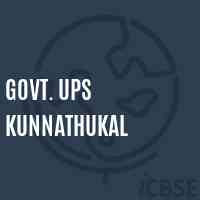 Govt. Ups Kunnathukal Middle School Logo