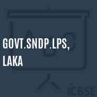 Govt.Sndp.Lps, Laka Primary School Logo