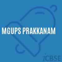 Mgups Prakkanam Upper Primary School Logo