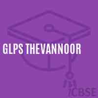 Glps Thevannoor Primary School Logo