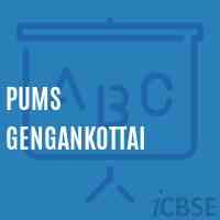 Pums Gengankottai Middle School Logo