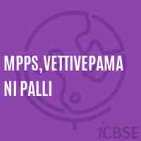 Mpps,Vettivepamani Palli Primary School Logo