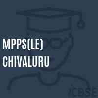 Mpps(Le) Chivaluru Primary School Logo