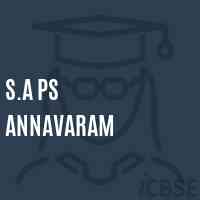 S.A Ps Annavaram Primary School Logo