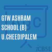 GTW Ashram school (B) U.Cheedipalem Logo