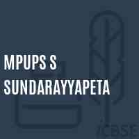 Mpups S Sundarayyapeta Middle School Logo