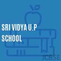 Sri Vidya U.P School Logo