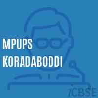 Mpups Koradaboddi Middle School Logo
