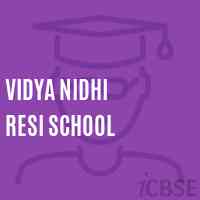 Vidya Nidhi Resi School Logo