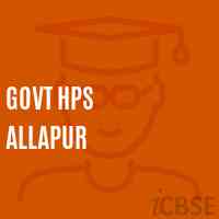 Govt Hps Allapur Middle School Logo