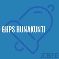 Ghps Hunakunti Middle School Logo