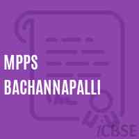 Mpps Bachannapalli Primary School Logo