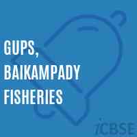 Gups, Baikampady Fisheries Middle School Logo