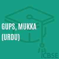 Gups, Mukka (Urdu) Middle School Logo