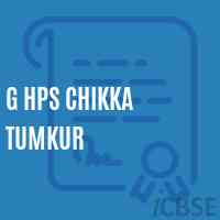 G Hps Chikka Tumkur Middle School Logo
